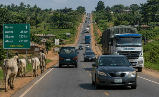 Defensive driving and road safety on a Nigerian rural highway