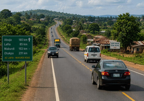 Defensive driving and road safety on a Nigerian highway
