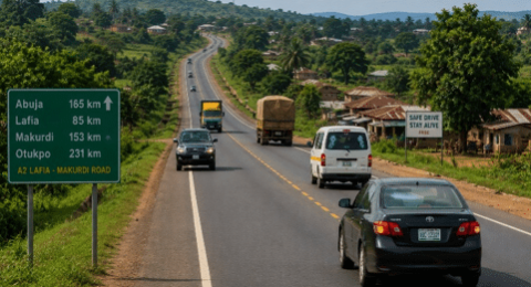 Defensive driving and road safety on a Nigerian highway